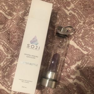 SOJI amethyst water bottle